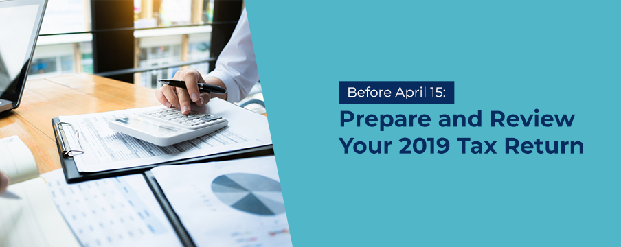 Prepare your tax return for 2019